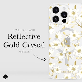 Foto 6 | Funda De Teléfono Kate Spade New York Para Iphone 16 Pro Max Sunshine Floral Gems - Venta Internacional.