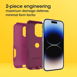 Foto 3 | Funda De Teléfono Otterbox Commuter Series Para Iphone 14 Pro, Color Rosa - Venta Internacional.