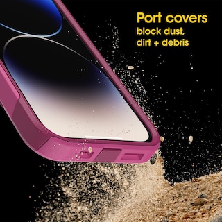 Foto 5 | Funda De Teléfono Otterbox Commuter Series Para Iphone 14 Pro, Color Rosa - Venta Internacional.