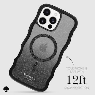 Foto 3 | Funda De Teléfono Kate Spade New York Para Iphone 16 Pro Max Wavy Nightfall - Venta Internacional.