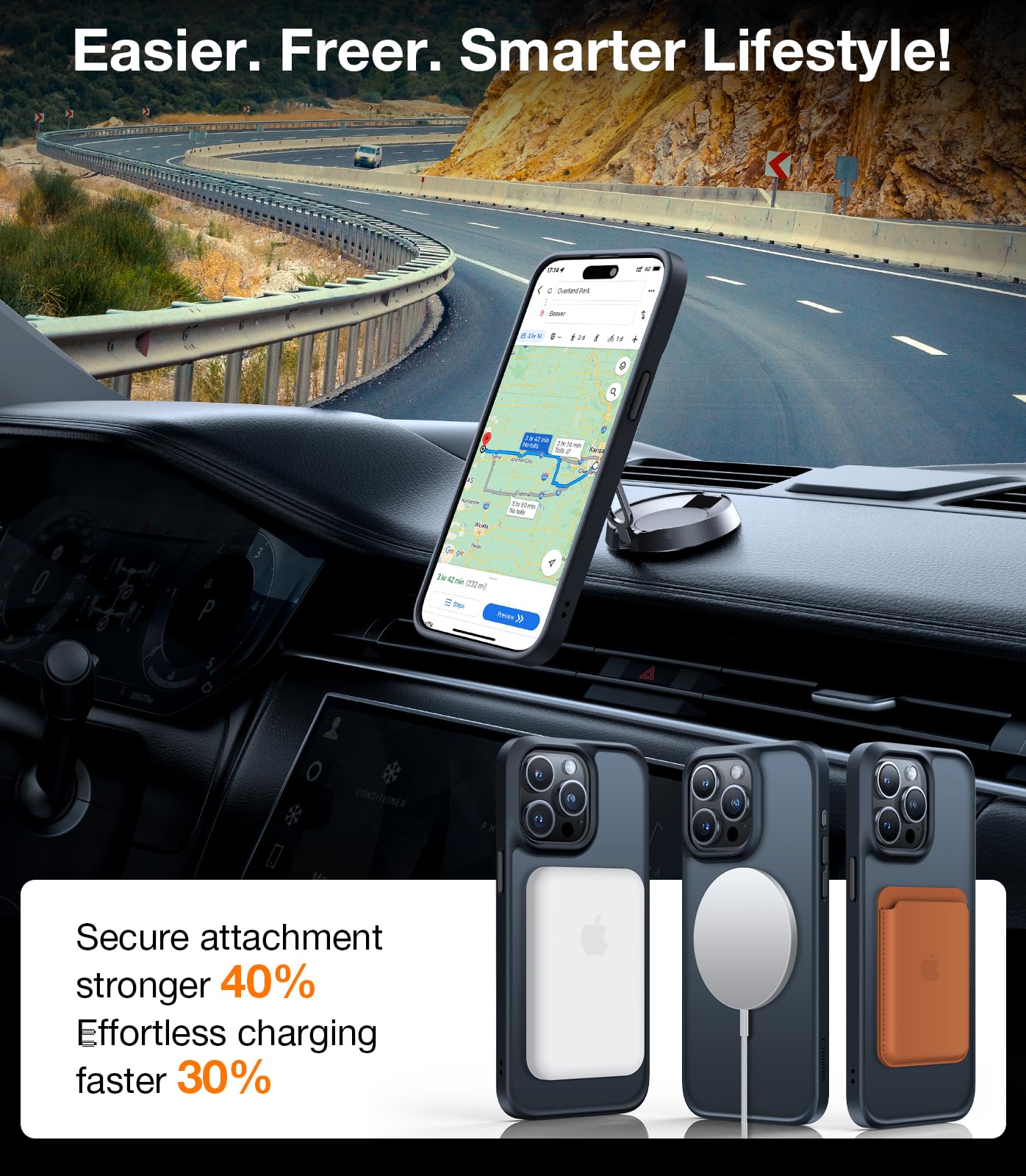 Foto 4 | Funda Magnética Torras Para Iphone 12/12 Pro Negra - Venta Internacional.