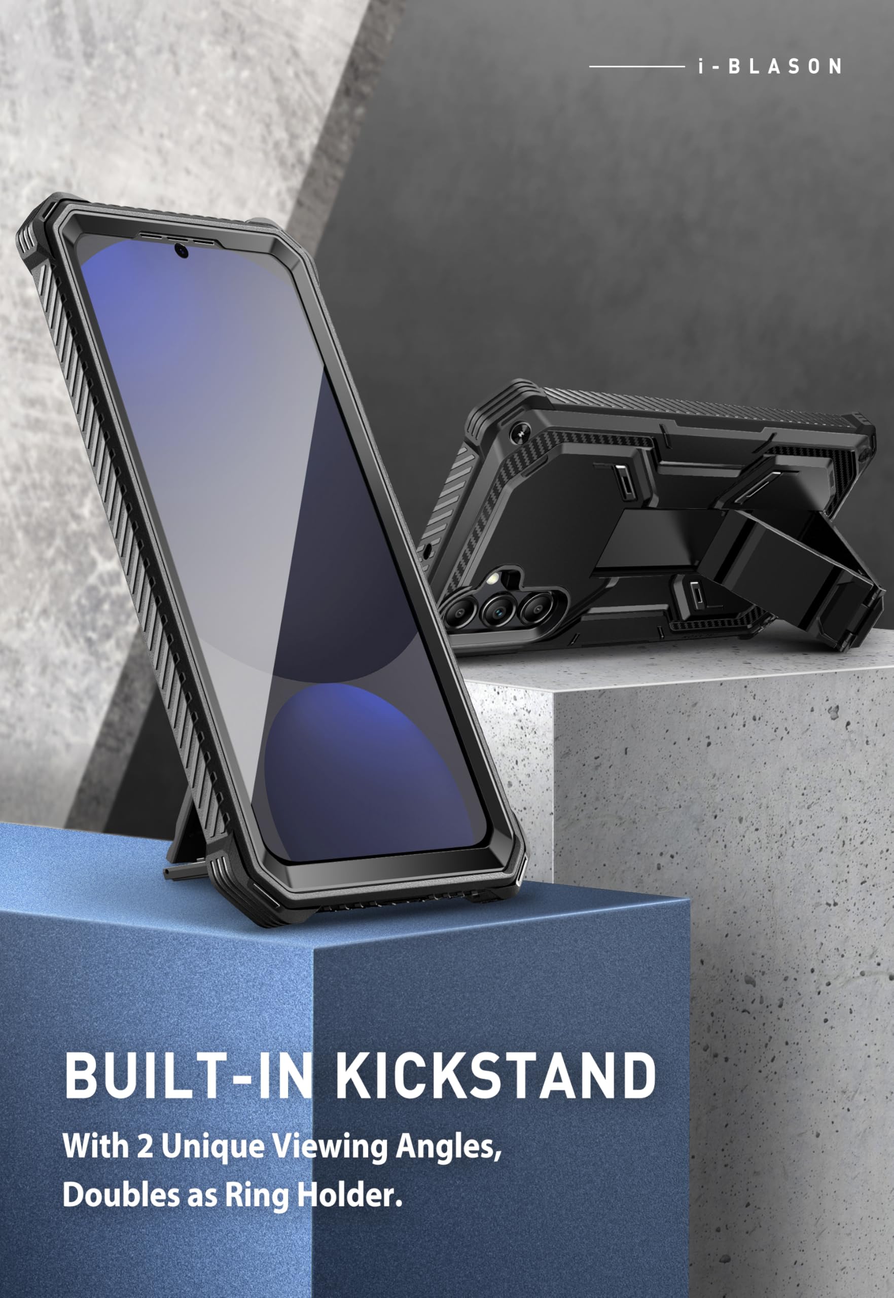 Foto 6 pulgar | Funda De Teléfono I-blason Armorbox Para Samsung Galaxy S24 Fe Negra - Venta Internacional.