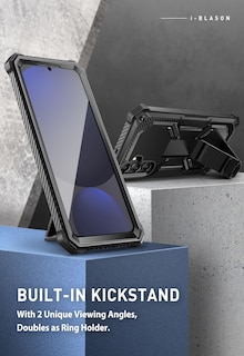 Foto 5 | Funda De Teléfono I-blason Armorbox Para Samsung Galaxy S24 Fe Negra - Venta Internacional.