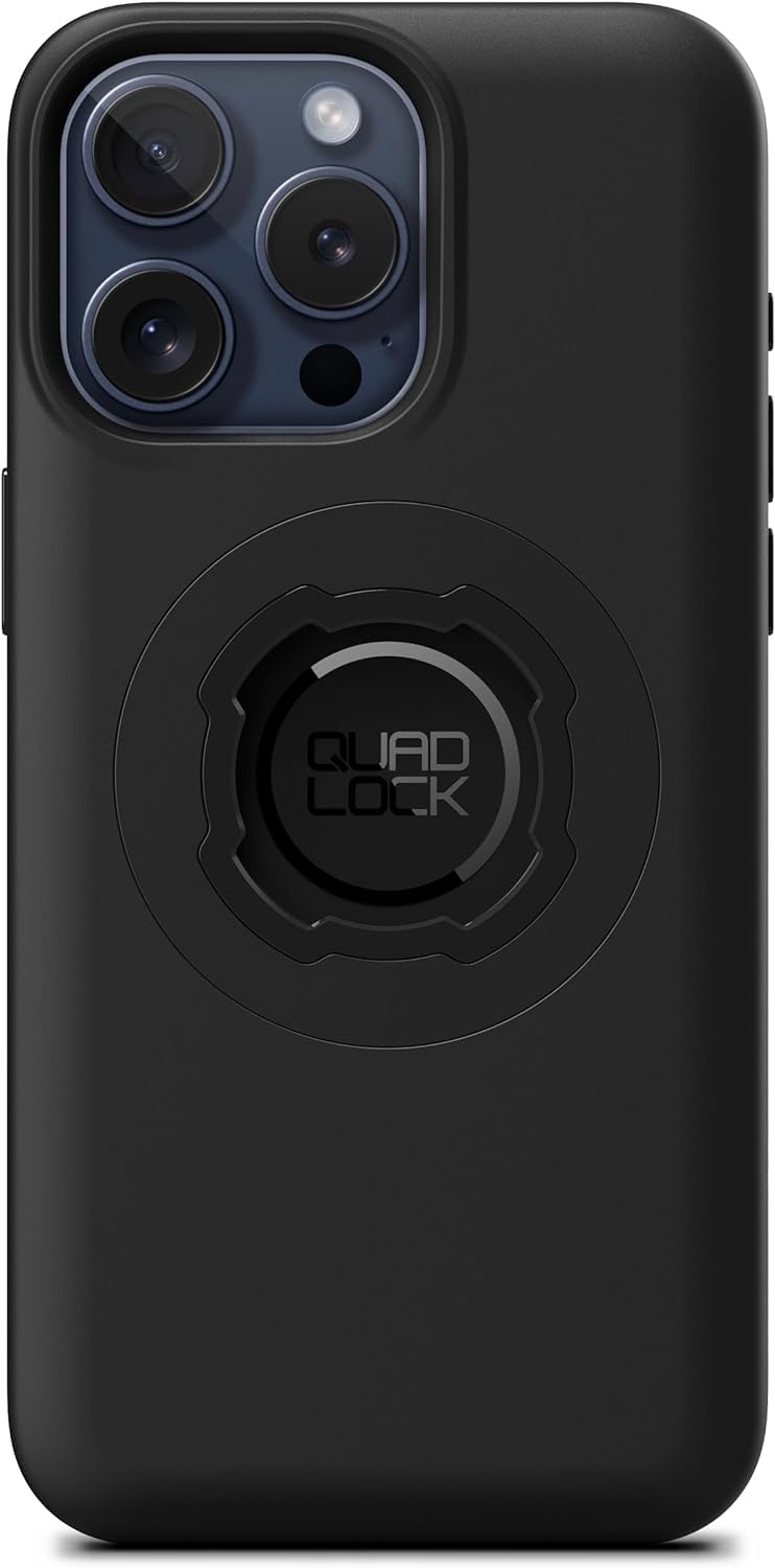 Funda De Teléfono Quad Lock Mag Para Iphone 15 Pro Max Negra - Venta Internacional.