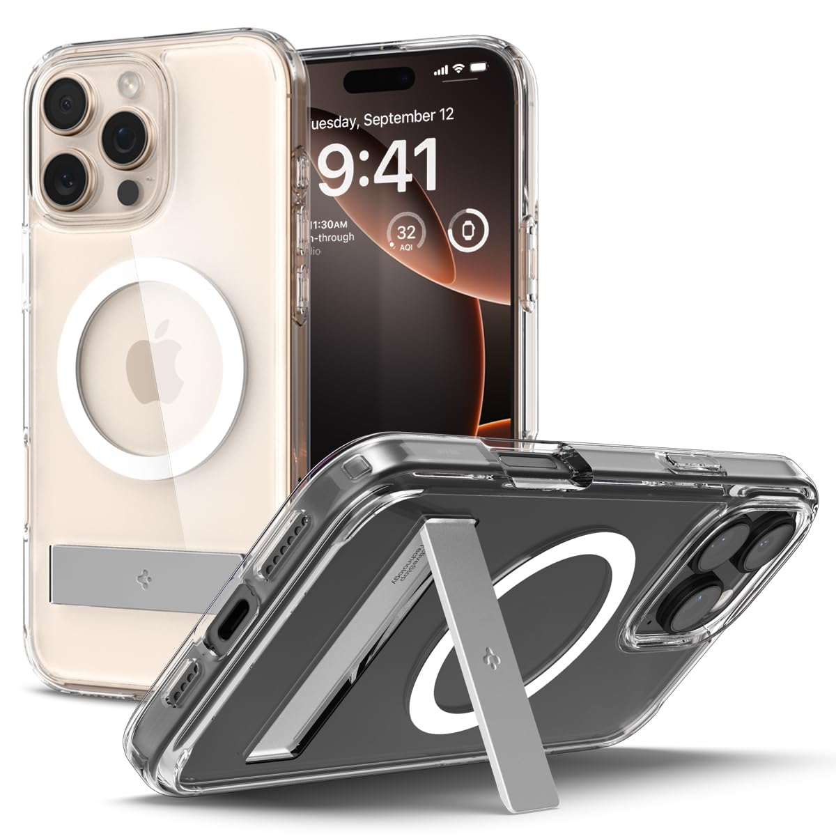 Funda Spigen Ultra Hybrid S Magfit Para Iphone 16 Pro - Venta Internacional.