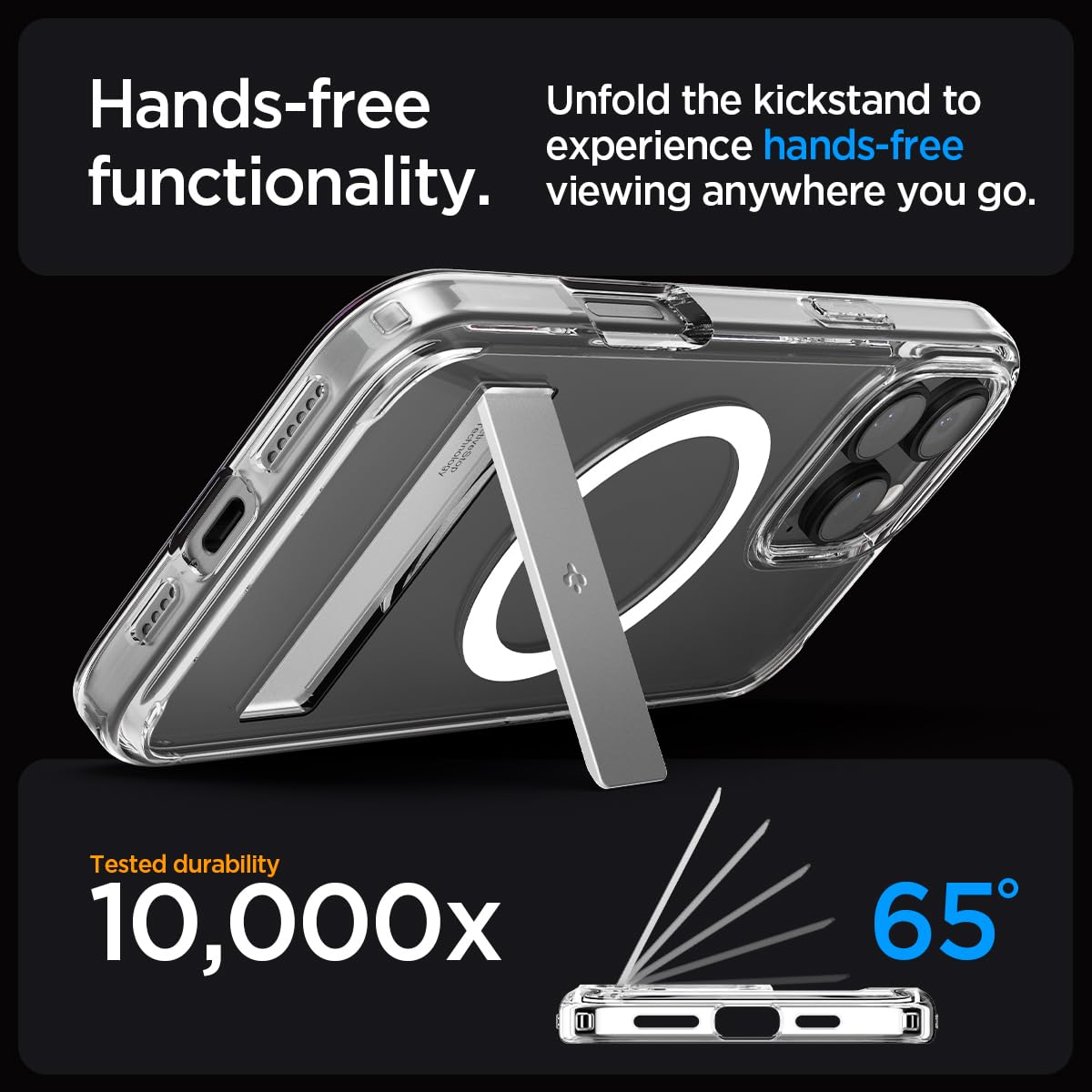 Foto 4 pulgar | Funda Spigen Ultra Hybrid S Magfit Para Iphone 16 Pro - Venta Internacional.