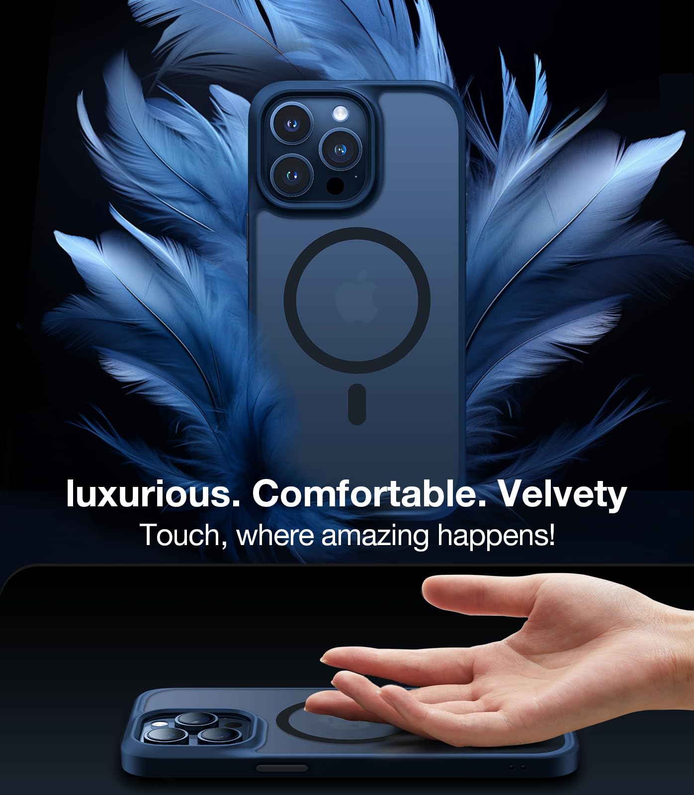 Foto 6 pulgar | Funda De Teléfono Torras Magnética A Prueba De Golpes Para Iphone 15 Pro Azul - Venta Internacional.