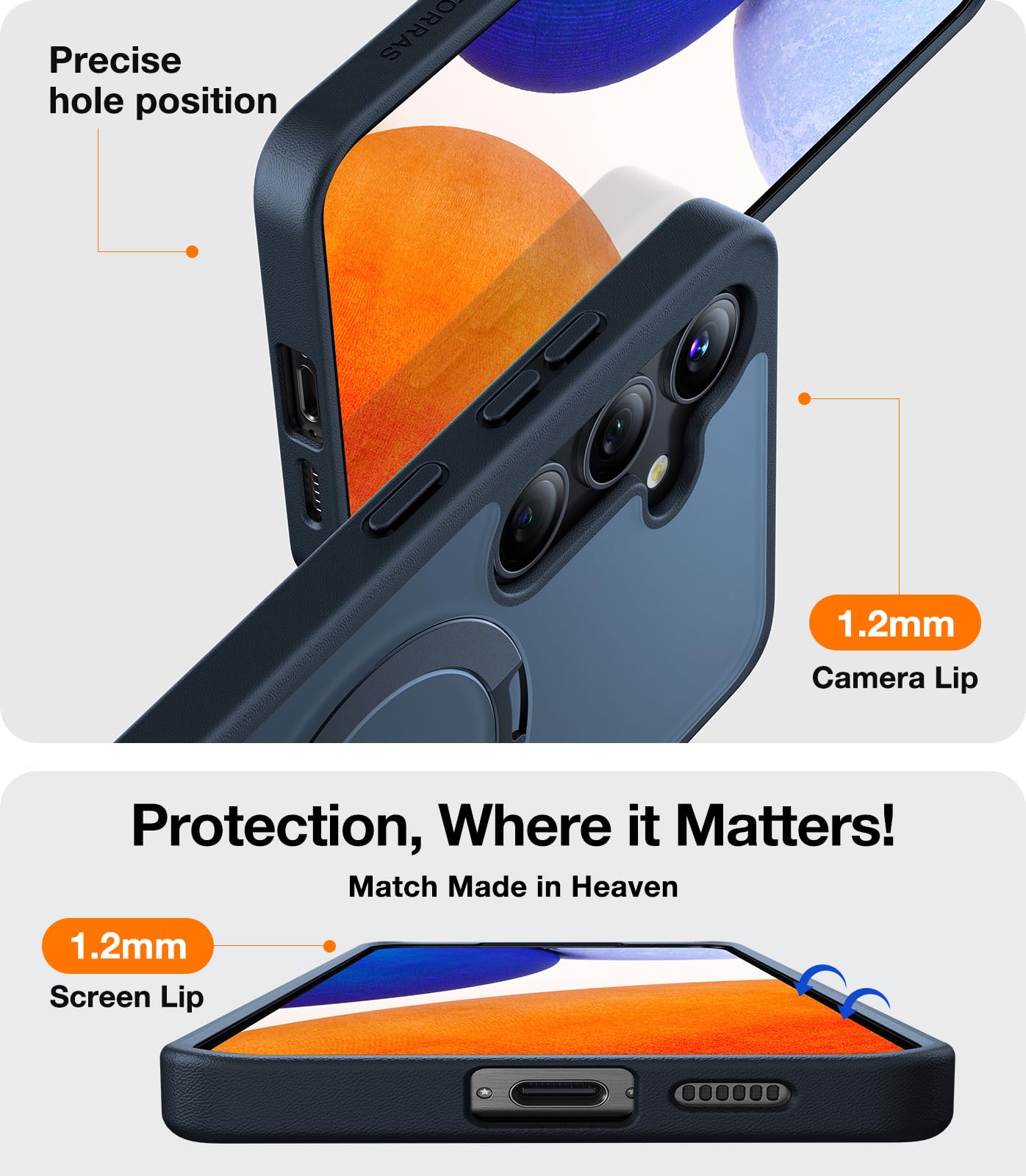 Foto 5 | Funda De Teléfono Móvil Torras Magnetic Ostand Para Samsung Galaxy S24 - Venta Internacional.
