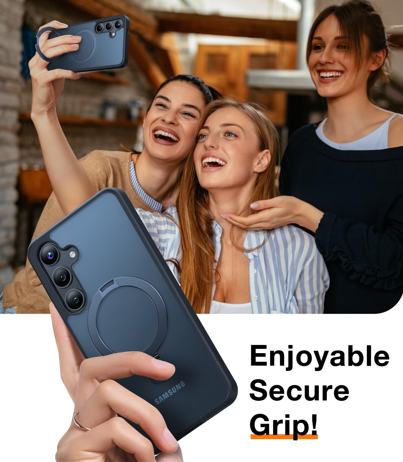 Foto 7 pulgar | Funda De Teléfono Móvil Torras Magnetic Ostand Para Samsung Galaxy S24 - Venta Internacional.