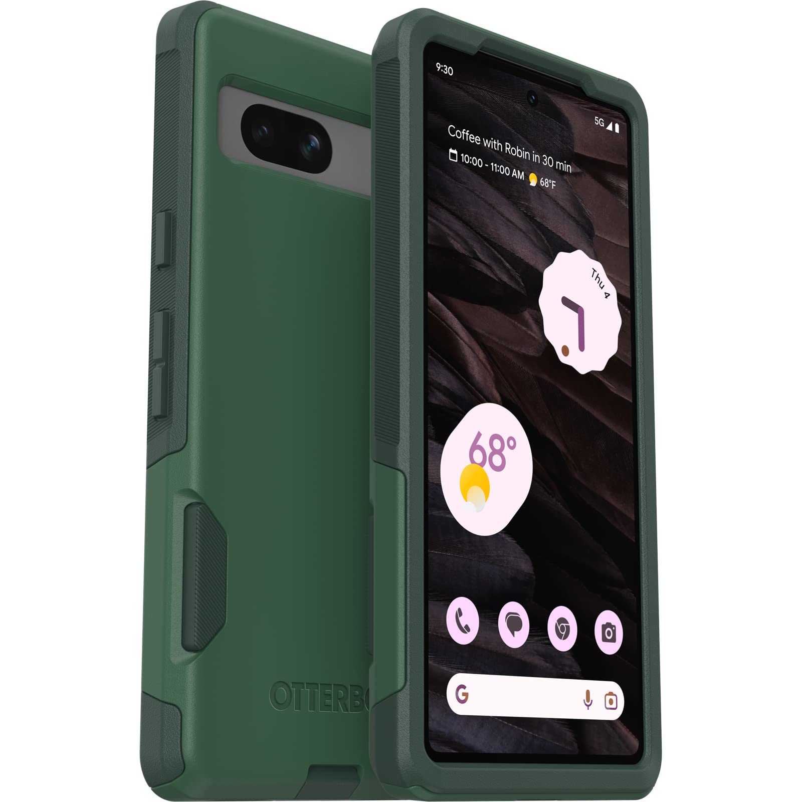 Funda Otterbox Commuter Series Para Google Pixel 7a, Color Verde - Venta Internacional.