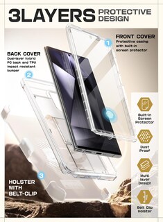 Foto 5 | Funda De Teléfono Supcase Unicorn Beetle Pro Para Samsung S24 Ultra - Venta Internacional.