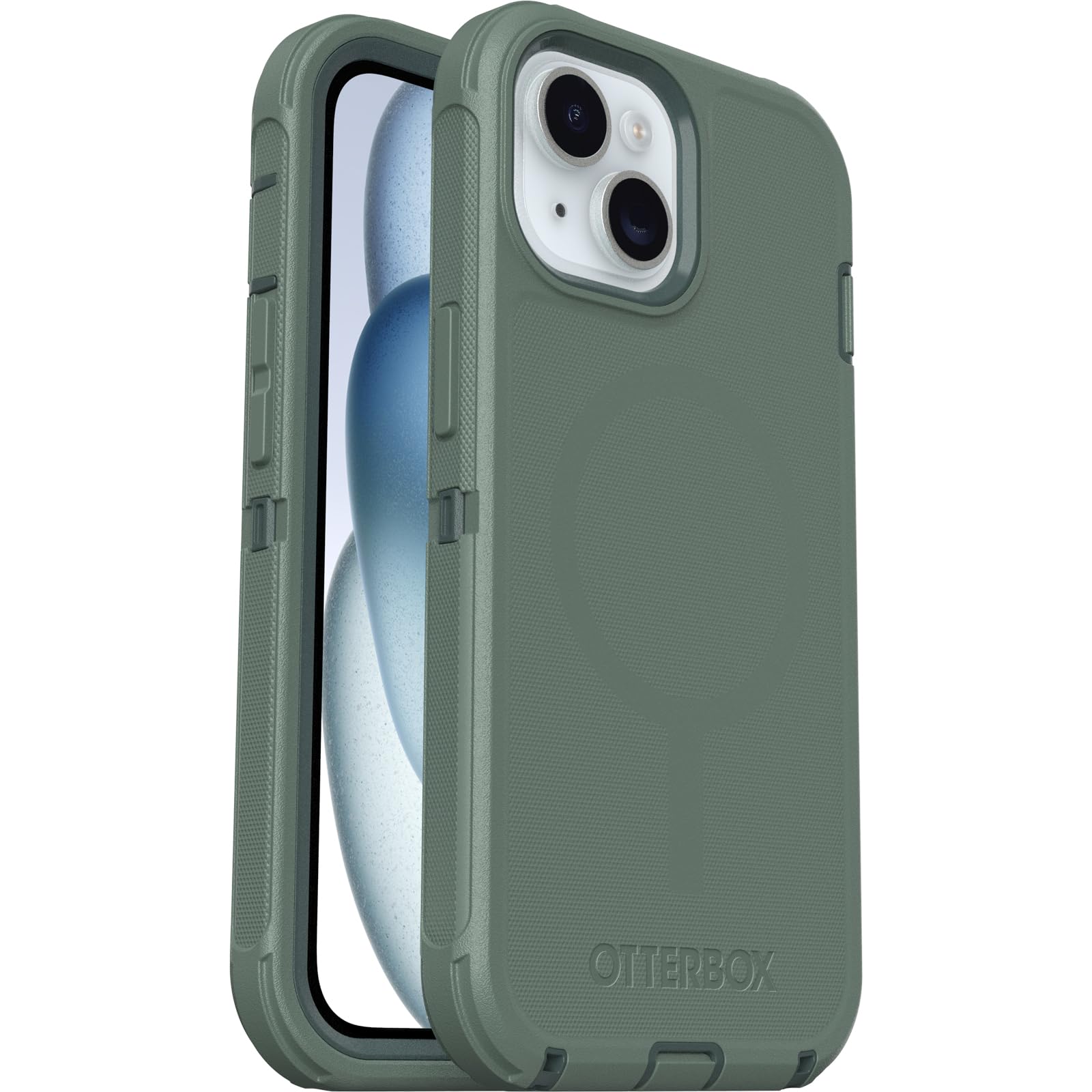 Foto 5 pulgar | Funda De Teléfono Otterbox Defender Para Iphone 15/14/13 Magsafe Green - Venta Internacional.