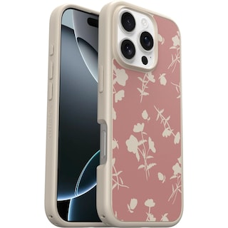 Foto 3 | Funda Otterbox Para Iphone 16 Pro, Serie Symmetry, Pétalos Rosas - Venta Internacional.