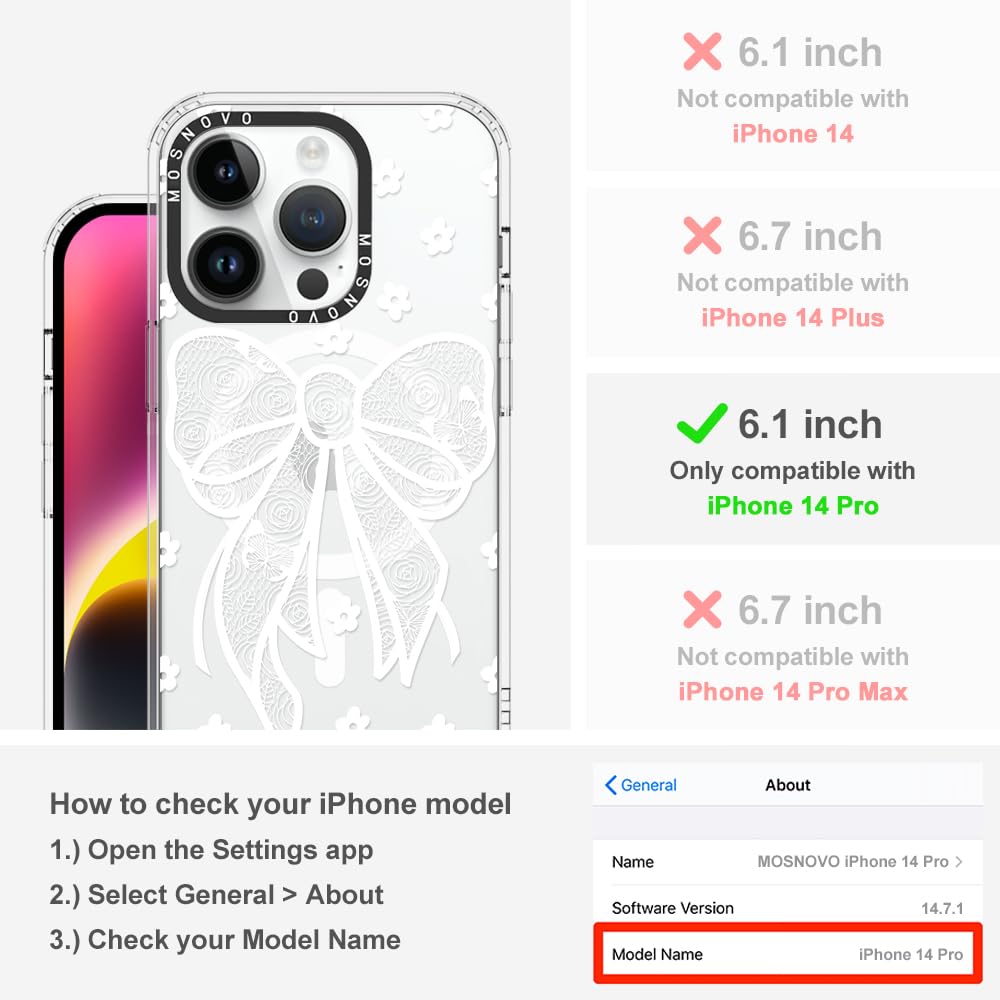 Foto 3 pulgar | Funda De Teléfono Mosnovo Compatible Con Iphone 14 Pro Con Magsafe - Venta Internacional.
