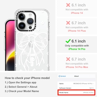 Foto 2 | Funda De Teléfono Mosnovo Compatible Con Iphone 14 Pro Con Magsafe - Venta Internacional.