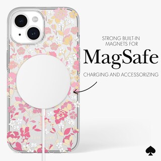 Foto 5 | Funda De Teléfono Kate Spade New York Flowerbed Pink Ombre Para Iphone 15/14/13 Con Magsafe - Venta Internacional.