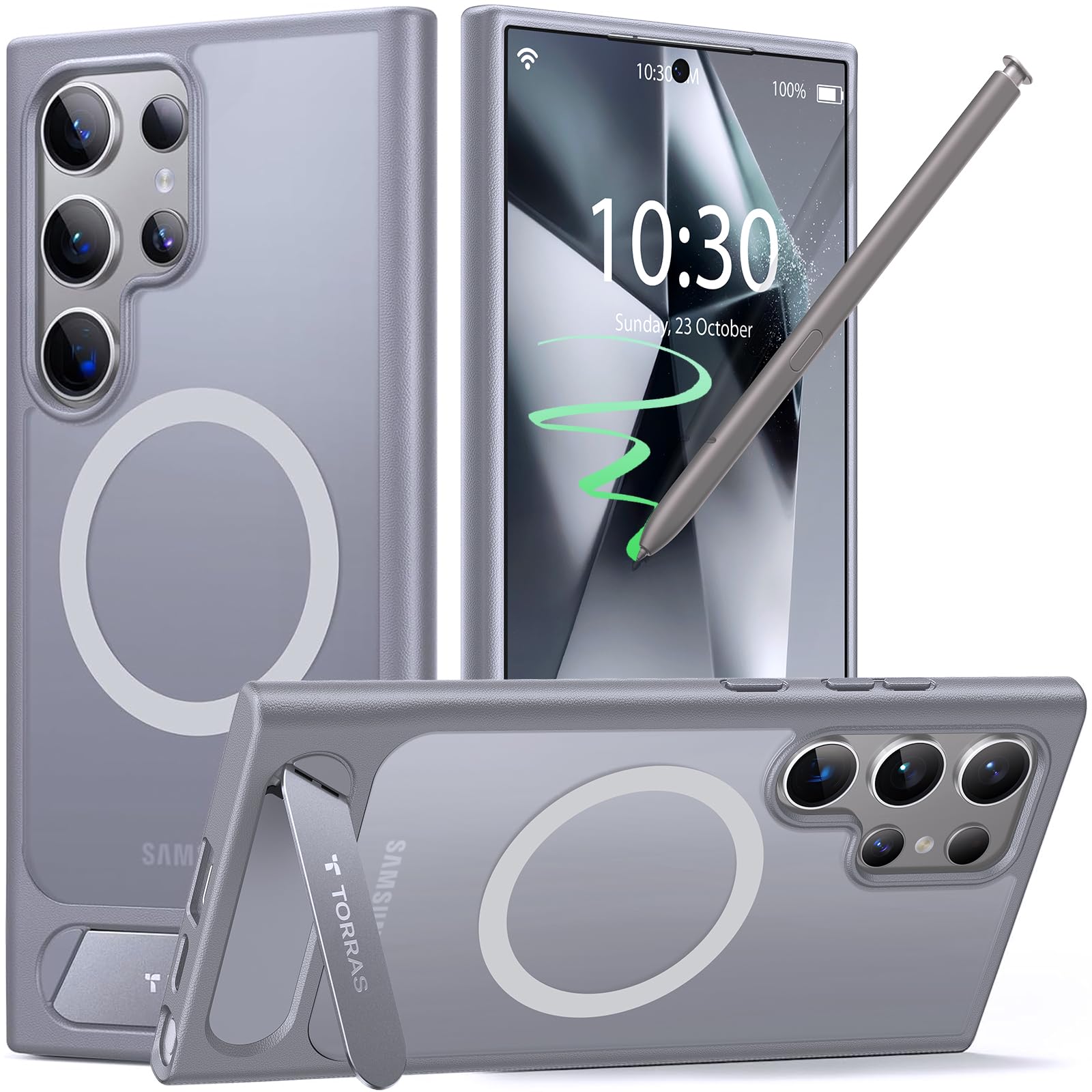 Foto 2 pulgar | Funda Para Teléfono Torras, Fuerte Soporte Magnético Para Samsung Galaxy S24 Ultra - Venta Internacional.