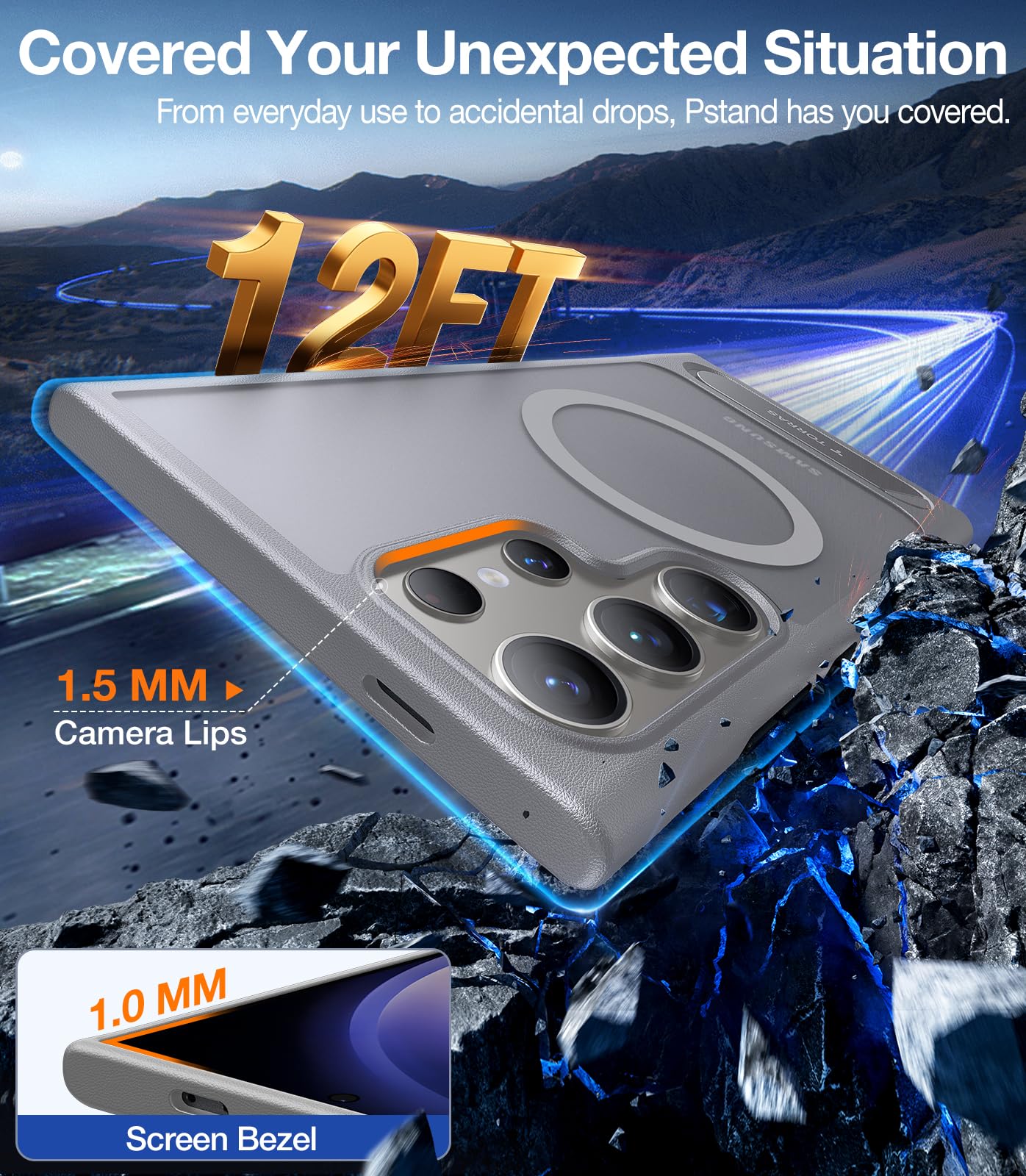 Foto 7 pulgar | Funda Para Teléfono Torras, Fuerte Soporte Magnético Para Samsung Galaxy S24 Ultra - Venta Internacional.