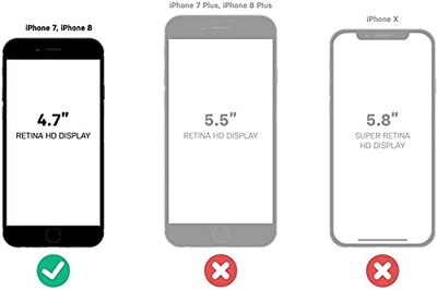 Foto 3 | Funda De Teléfono Otterbox Commuter Series Para Iphone Se (tercera Y Segunda Generación) Y Iphone 8/7 - Venta Inte