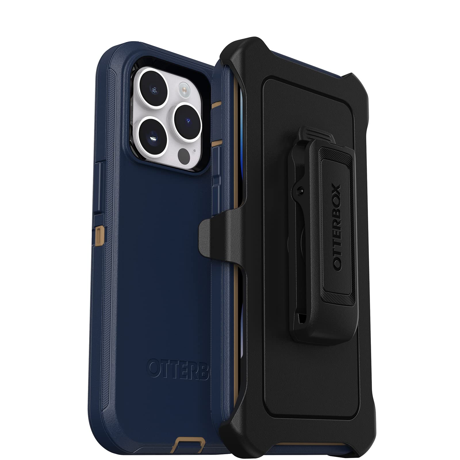 Funda Otterbox Defender Series Para Iphone 14 Pro, Gamuza Azul - Venta Internacional.
