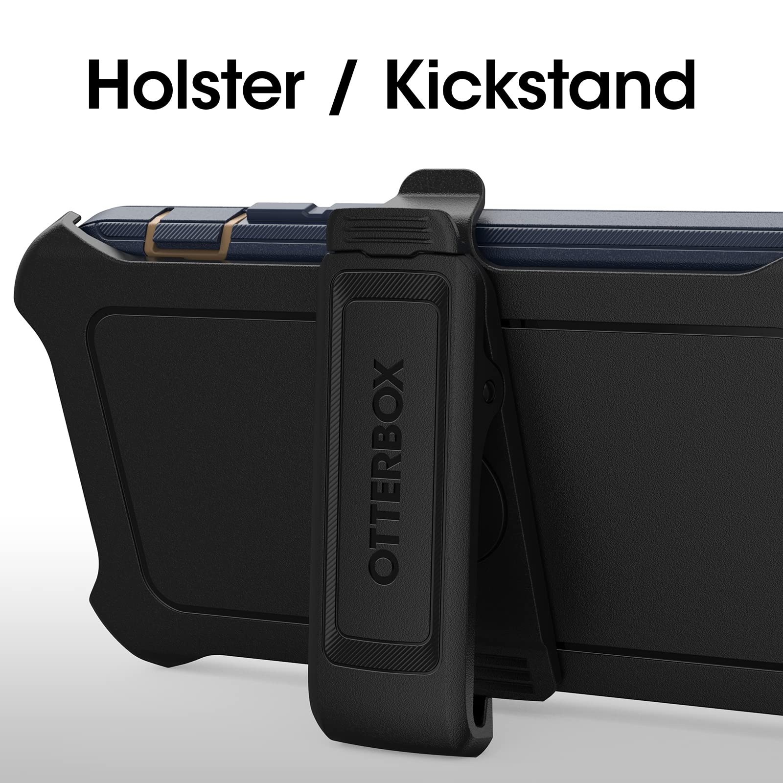 Foto 7 pulgar | Funda Otterbox Defender Series Para Iphone 14 Pro, Gamuza Azul - Venta Internacional.