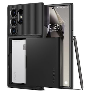 Foto 1 | Funda Spigen Slim Armor Cs Para Galaxy S24 Ultra, Color Negro - Venta Internacional.