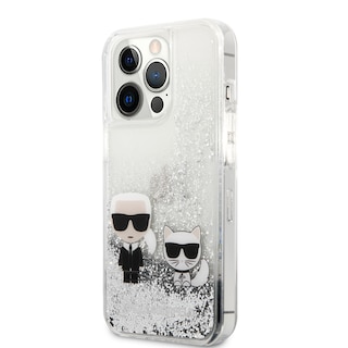 Foto 2 | Funda Karl Glitter Líquido Para Iphone 13 Pro Max