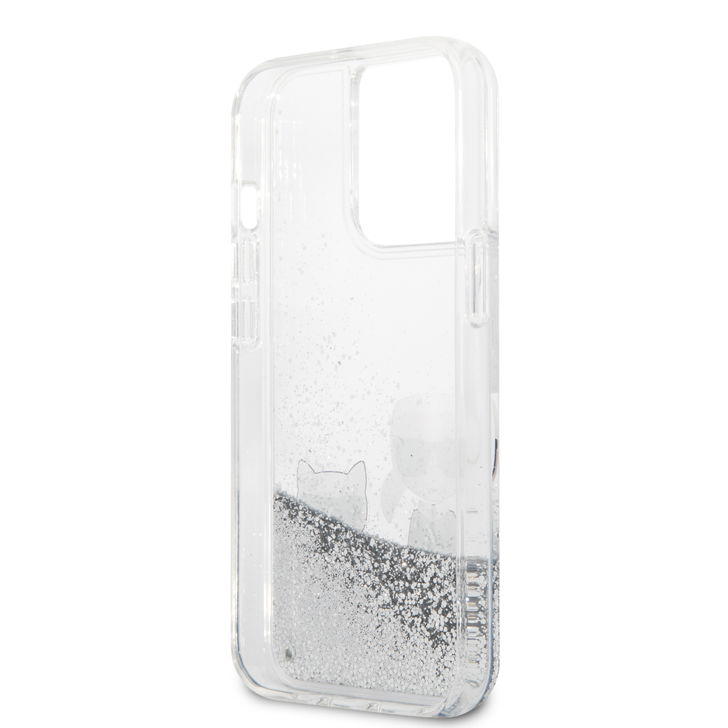 Foto 8 pulgar | Funda Karl Glitter Líquido Para Iphone 13 Pro Max