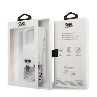 Foto 8 | Funda Karl Glitter Líquido Para Iphone 13 Pro Max