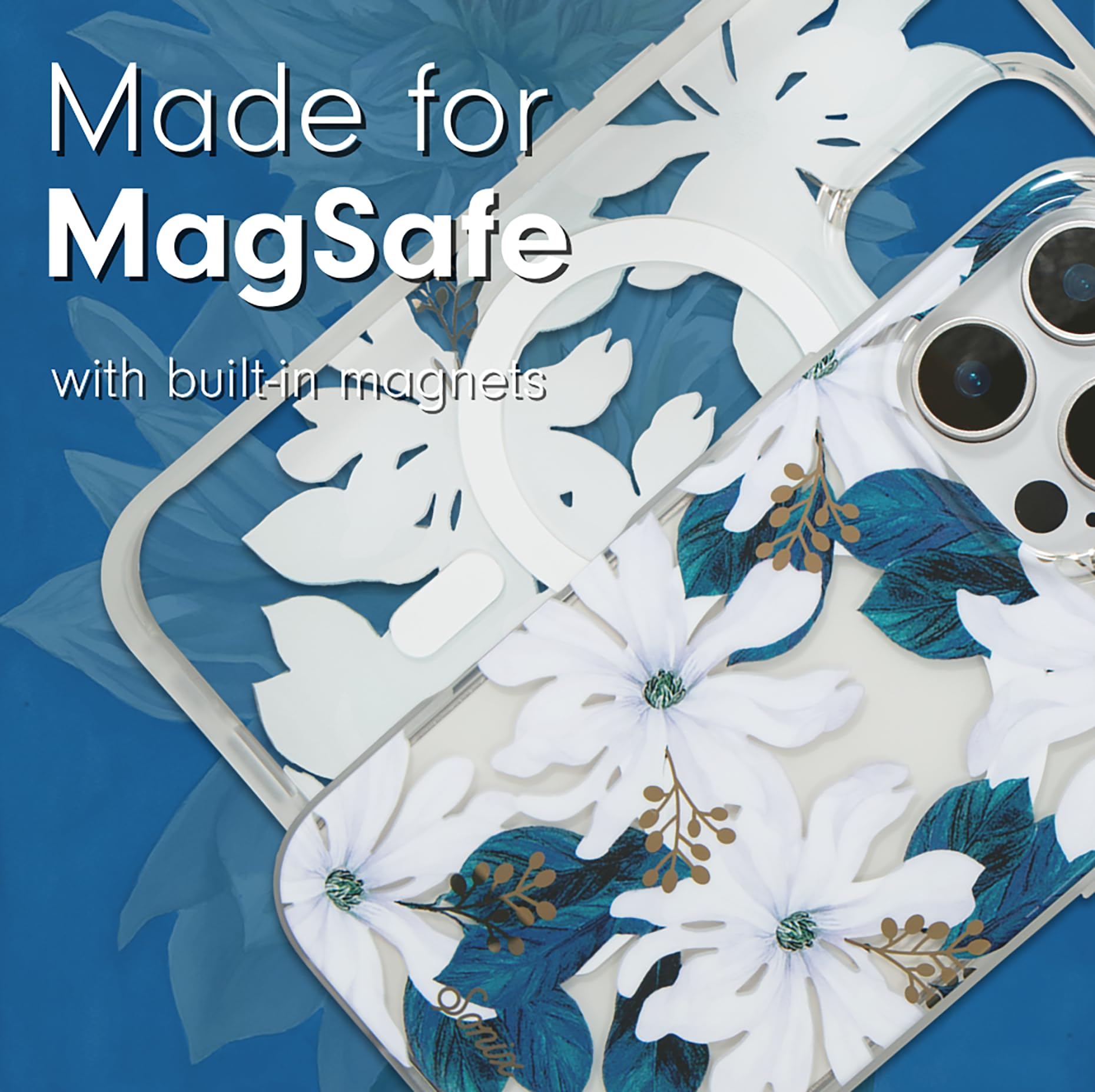 Foto 4 pulgar | Funda De Teléfono Sonix Delilah Flower Para Iphone 16 Pro Magsafe - Venta Internacional.