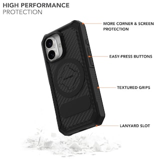 Foto 3 | Funda Rokform Rugged Compatible Con Iphone 16 Con Soporte Magnético - Venta Internacional.