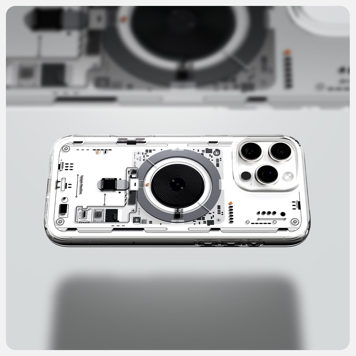 Foto 4 pulgar | Funda Spigen Ultra Hybrid Magfit Para Iphone 16 Pro, Antiamarilleo - Venta Internacional.