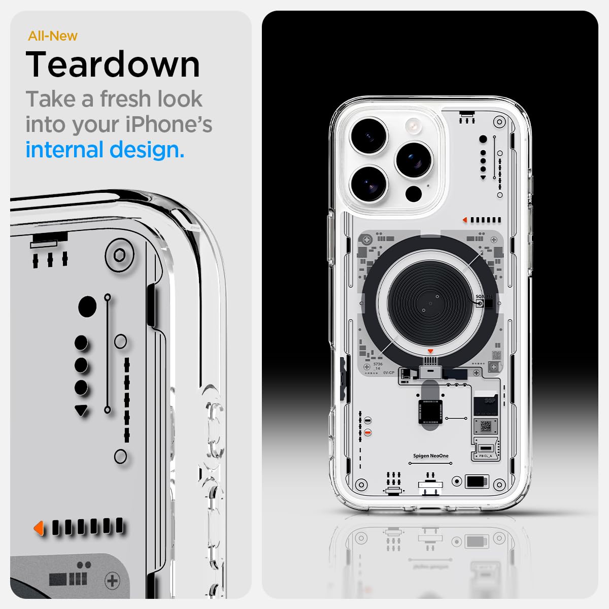 Foto 4 | Funda Spigen Ultra Hybrid Magfit Para Iphone 16 Pro, Antiamarilleo - Venta Internacional.