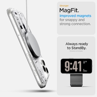 Foto 5 | Funda Spigen Ultra Hybrid Magfit Para Iphone 16 Pro, Antiamarilleo - Venta Internacional.