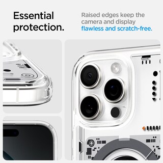 Foto 6 | Funda Spigen Ultra Hybrid Magfit Para Iphone 16 Pro, Antiamarilleo - Venta Internacional.