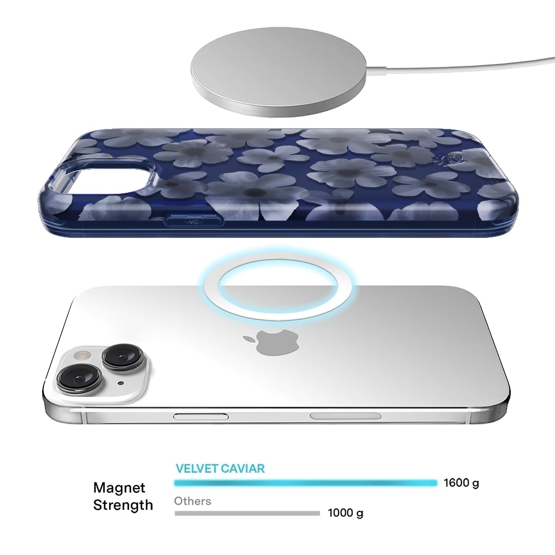 Foto 4 pulgar | Funda De Teléfono Velvet Caviar Para Iphone 14, Diseño De Flor De Cerezo - Venta Internacional.