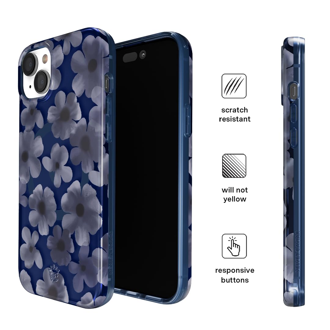 Foto 7 pulgar | Funda De Teléfono Velvet Caviar Para Iphone 14, Diseño De Flor De Cerezo - Venta Internacional.