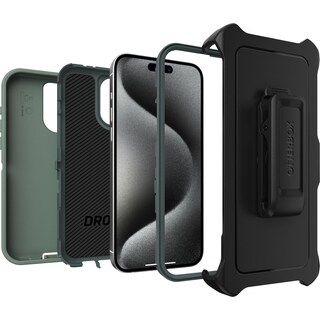 Foto 4 | Funda Otterbox Defender Series Para Iphone 15 Pro Max, Color Verde - Venta Internacional.