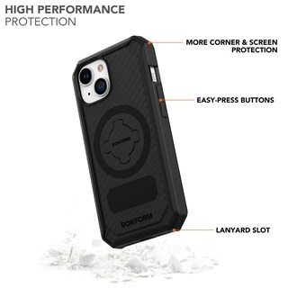 Foto 3 | Funda Magnética Rokform Rugged Series Para Iphone 15, Negra - Venta Internacional.