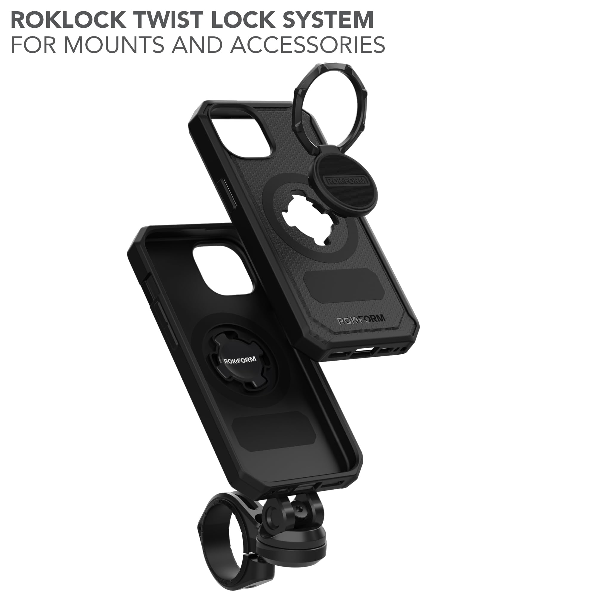 Foto 6 | Funda Magnética Rokform Rugged Series Para Iphone 15, Negra - Venta Internacional.