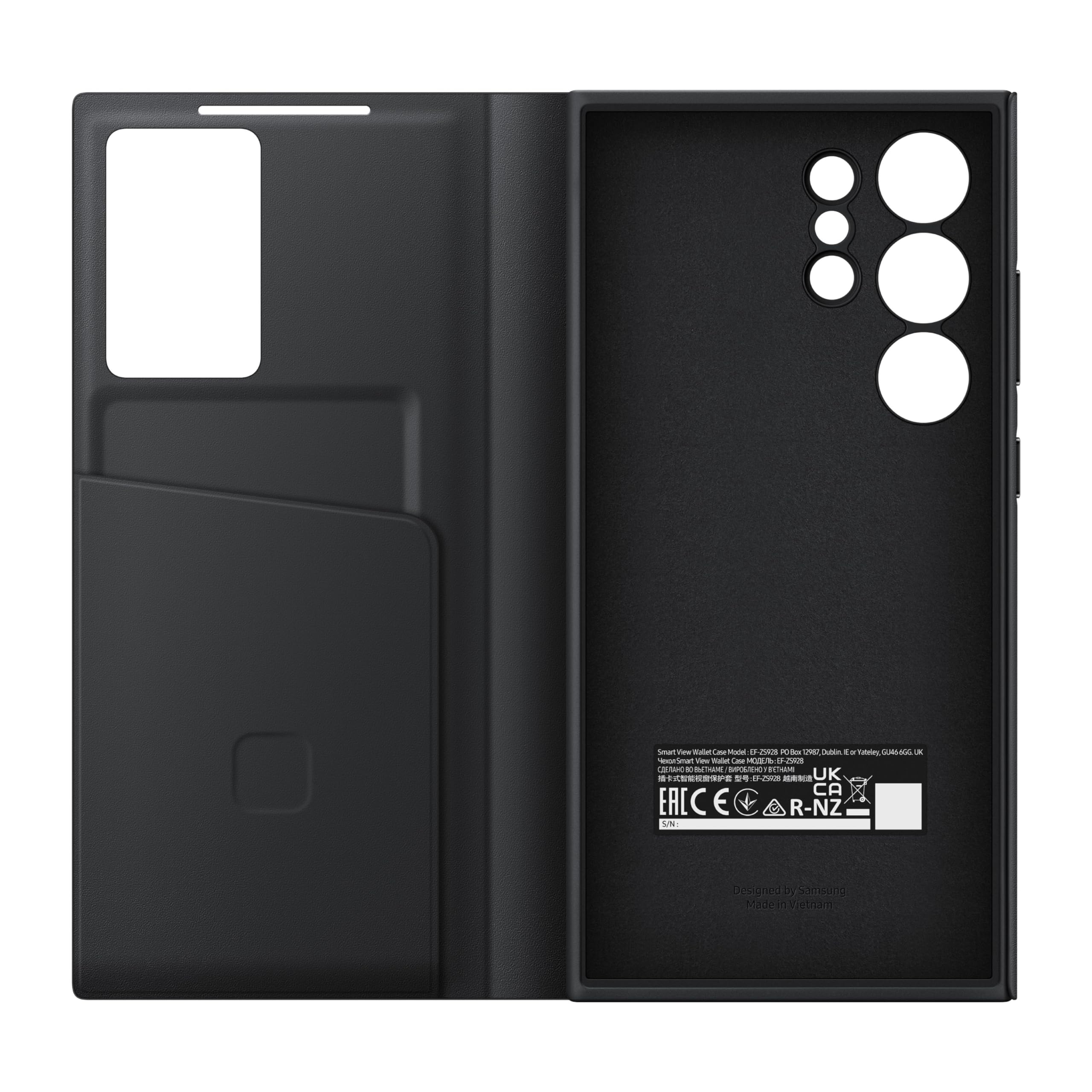 Foto 6 pulgar | Funda Para Teléfono S-view Wallet Samsung Galaxy S24 Ultra Black - Venta Internacional.
