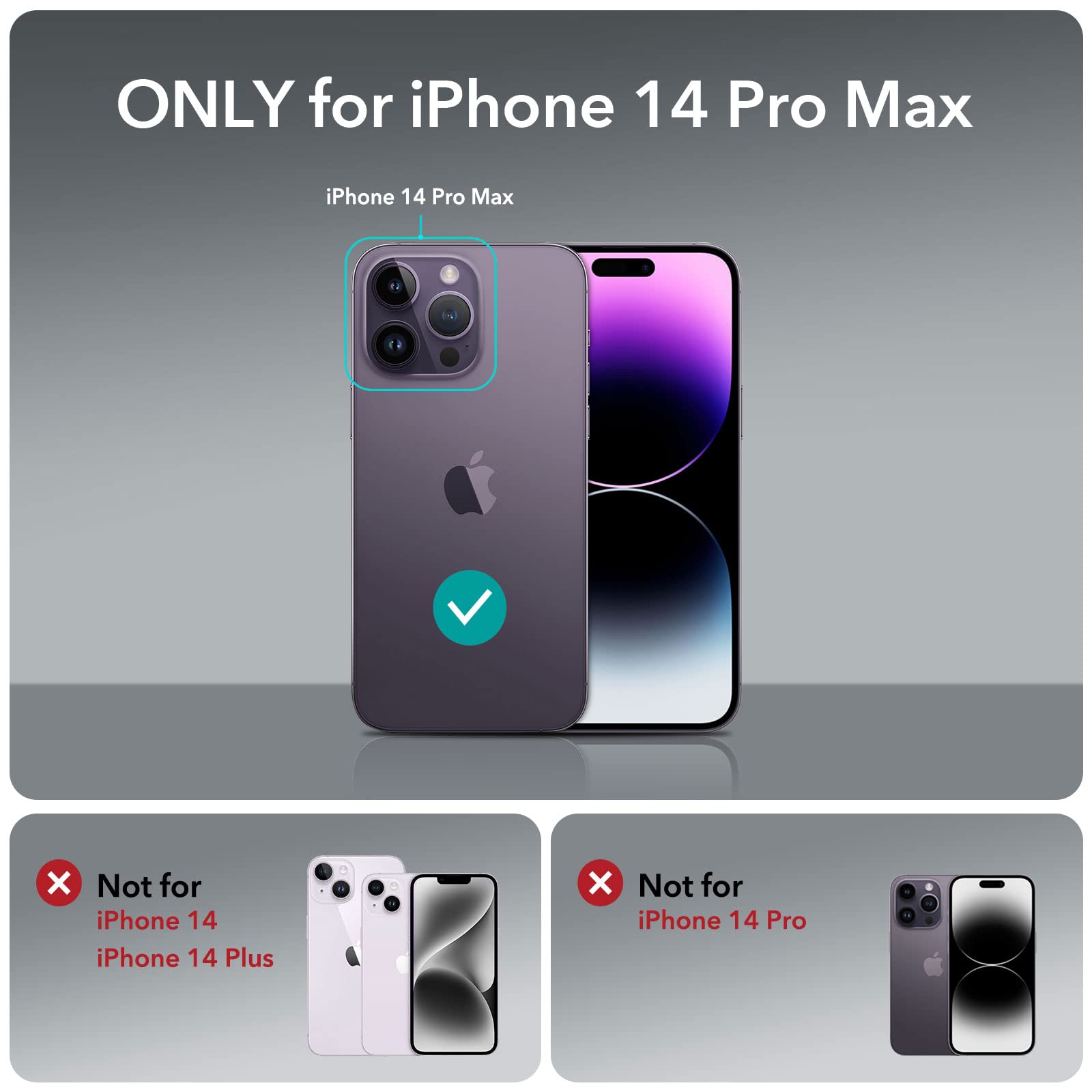 Foto 3 pulgar | Funda De Teléfono Esr Para Iphone 14 Pro Max Con Magsafe Black - Venta Internacional.