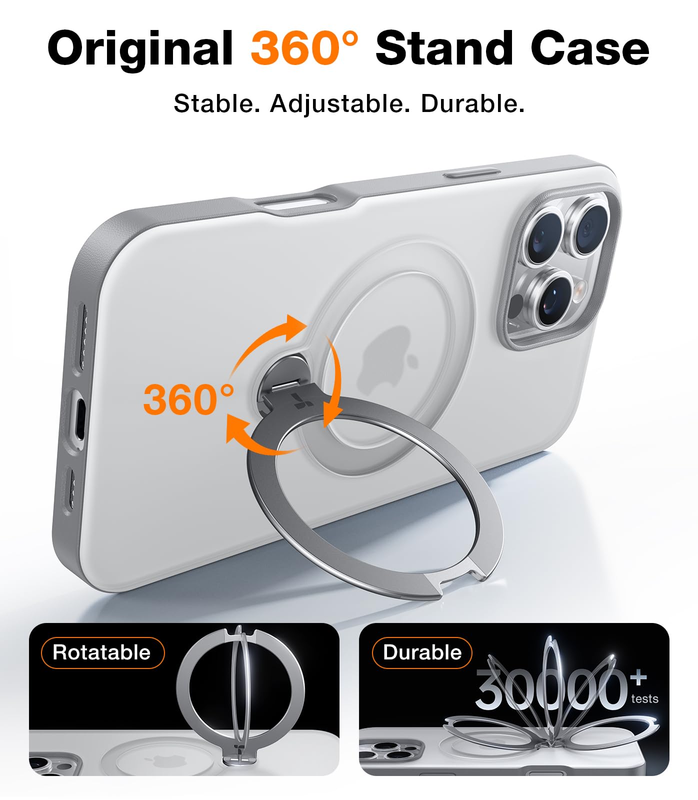 Foto 3 pulgar | Funda Para Teléfono Torras 360° Con Soporte Magnético Para Iphone 16 Pro Max - Venta Internacional.