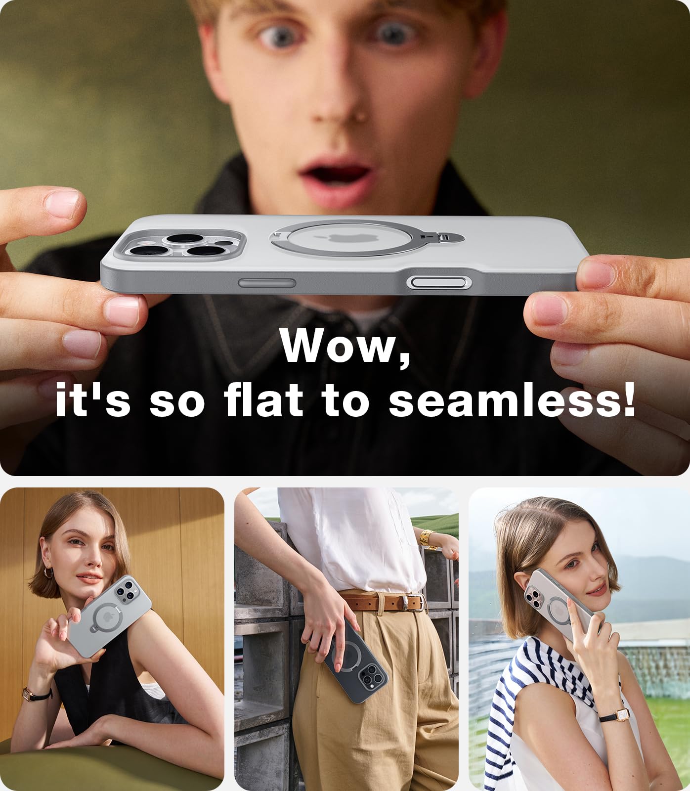 Foto 7 pulgar | Funda Para Teléfono Torras 360° Con Soporte Magnético Para Iphone 16 Pro Max - Venta Internacional.
