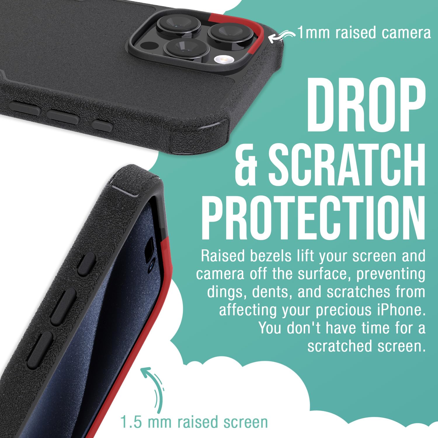 Foto 6 pulgar | Funda Magnética Protectora Smartish Gripzilla Para Iphone 16 Pro Max - Venta Internacional.
