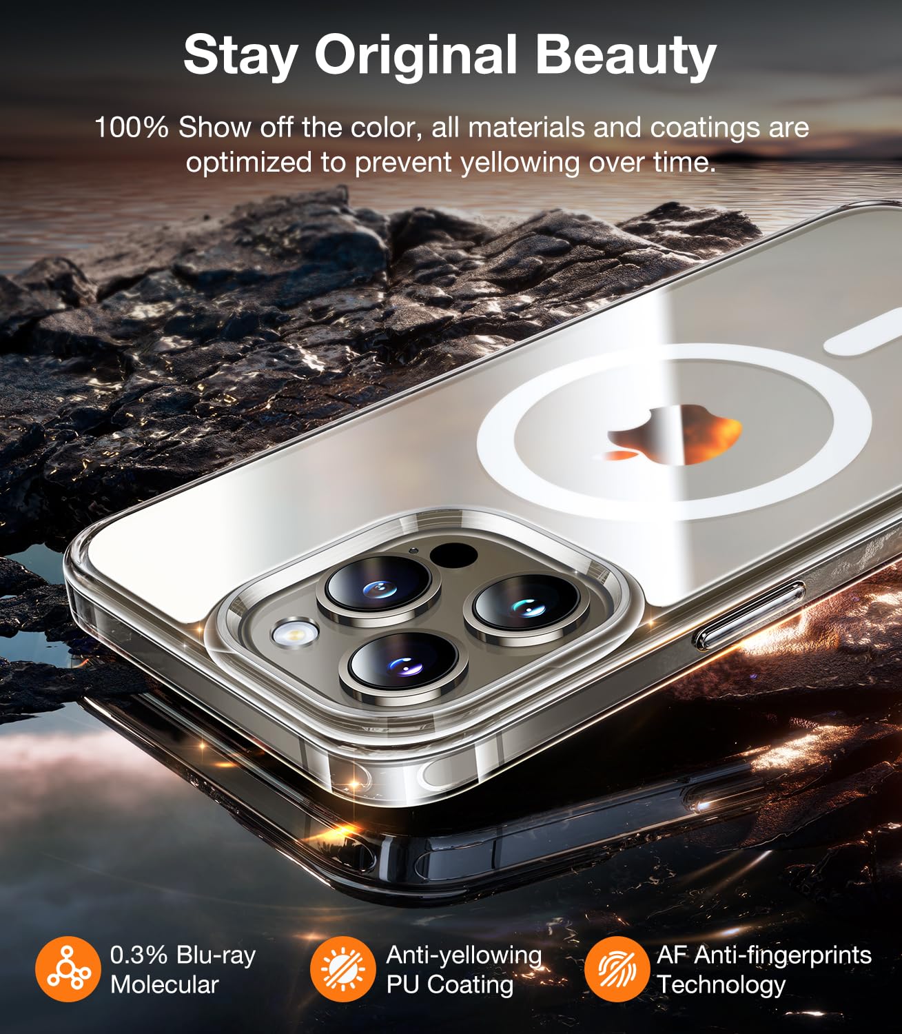 Foto 6 pulgar | Funda De Teléfono Torras Magnética A Prueba De Golpes Para Iphone 15 Pro - Venta Internacional.