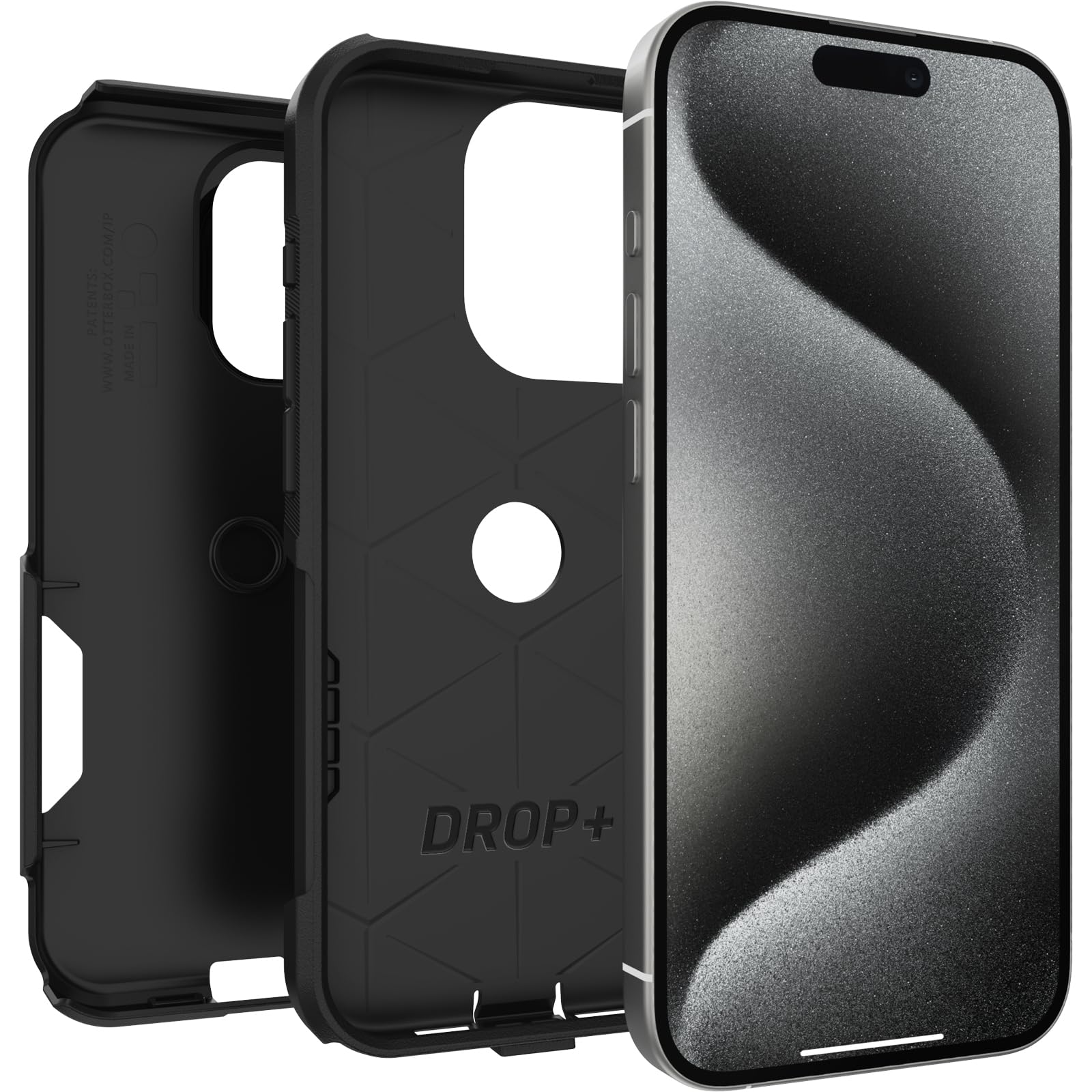 Foto 5 pulgar | Funda Otterbox Commuter Series Para Iphone 15 Pro, Color Negro - Venta Internacional.