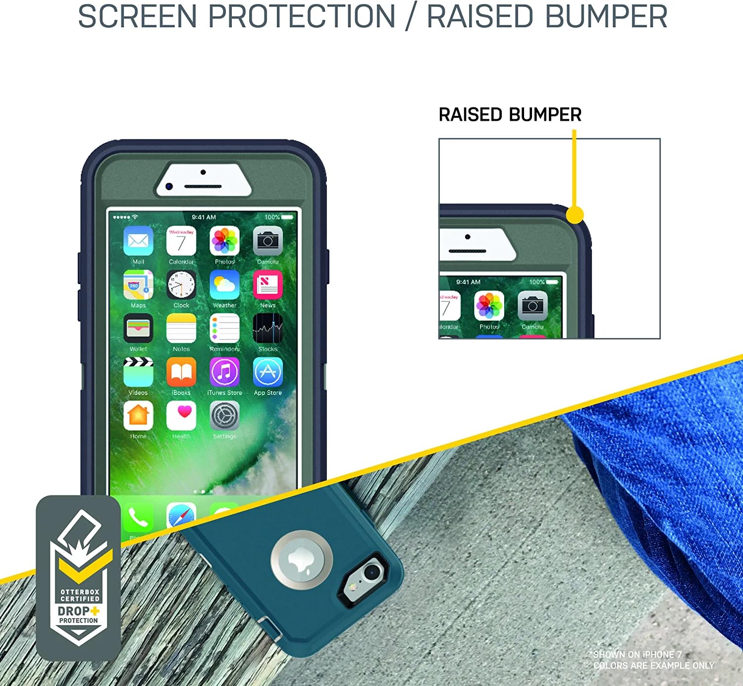 Foto 8 pulgar | Funda Otterbox Defender Series Para Iphone Se (tercera Y Segunda Generación) Y Iphone 8/7 - Venta Internacional.