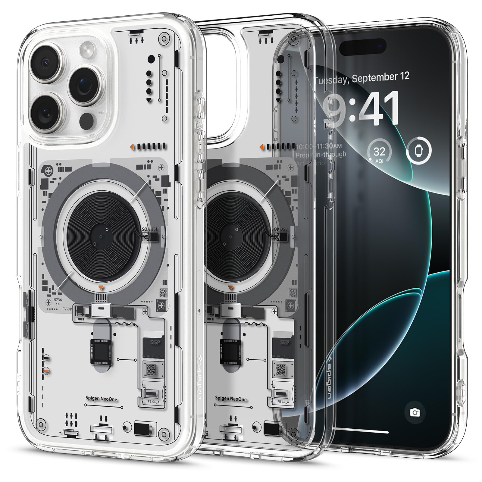 Foto 2 pulgar | Funda Spigen Ultra Hybrid Magfit Para Iphone 16 Pro Max - Venta Internacional.