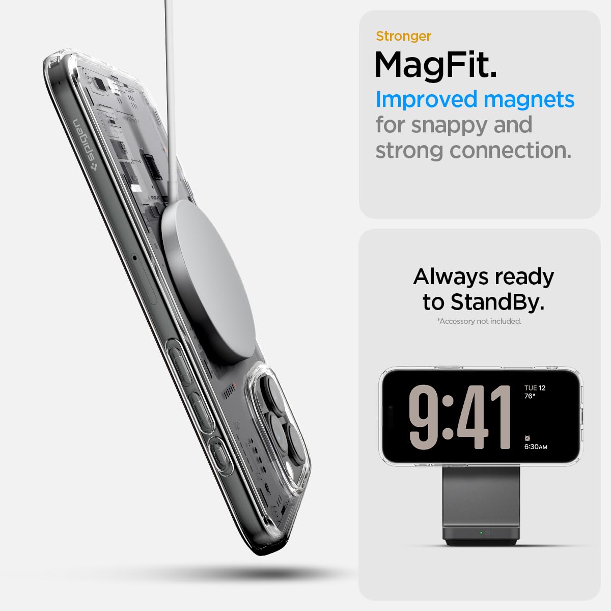 Foto 5 pulgar | Funda Spigen Ultra Hybrid Magfit Para Iphone 16 Pro Max - Venta Internacional.